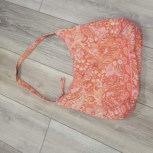 Vera Bradley Orange and Pink Shoulder Bag - Picture 1 of 5